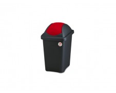 Odpadkový koš na tříděný odpad MULTIPAT 30 l červená