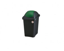 Odpadkový koš na tříděný odpad MULTIPAT 30 l zelená
